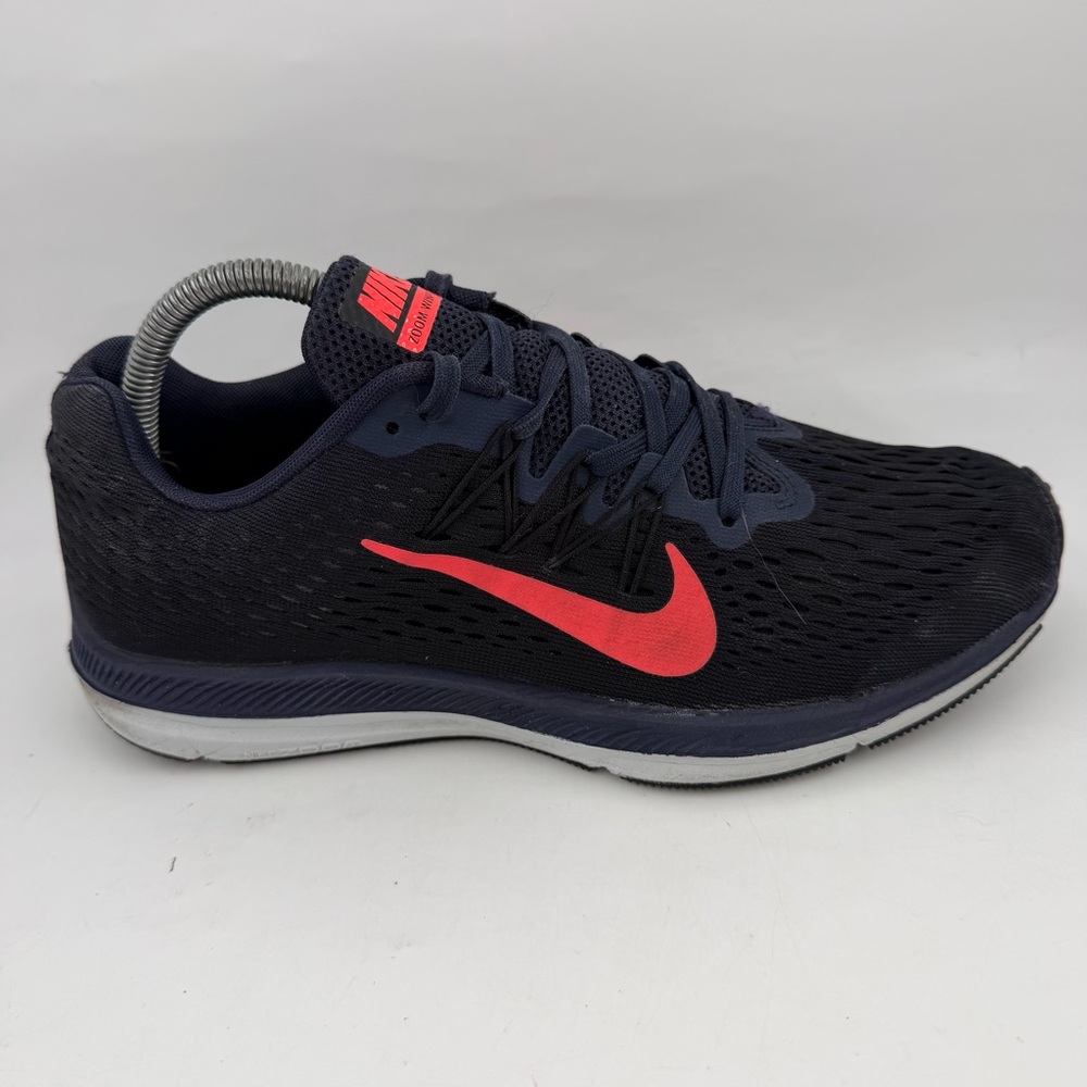 Nike Women’s Air Zoom Winflo 5 -SZ 9- Navy Blue Running Shoes Sneakers Lace-Up